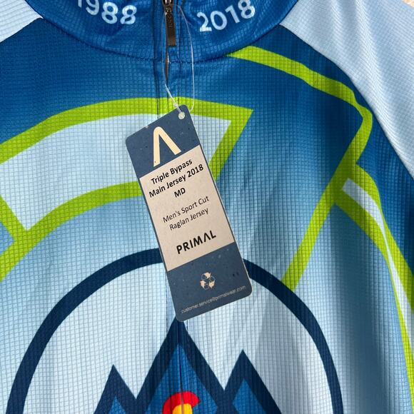 Primal Triple Bypass 30 Years Cycling Jersey Men’s Medium NWT - Picture 3 of 5